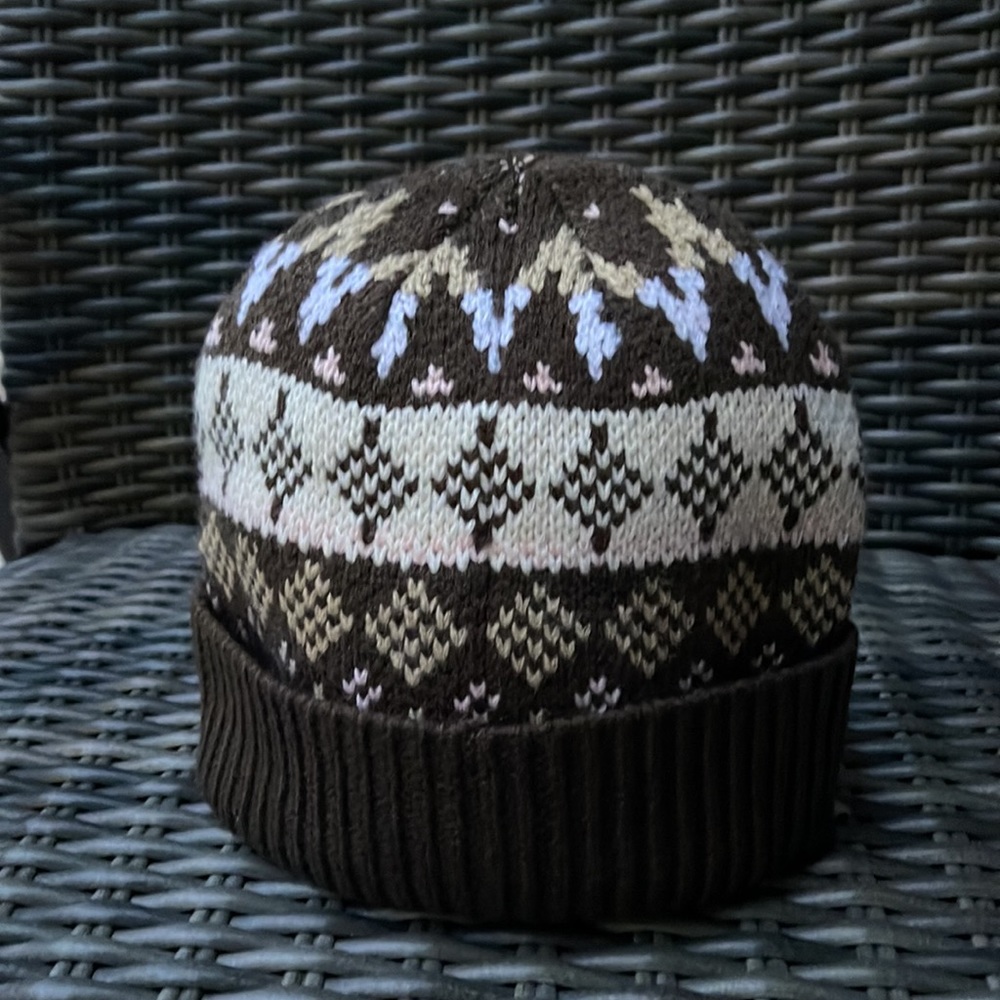 Vans MN VANS Jucti Brown Ornament Beanie Winter Fall Hat Women Men VN0A5KIR3N1 - Picture 13 of 16